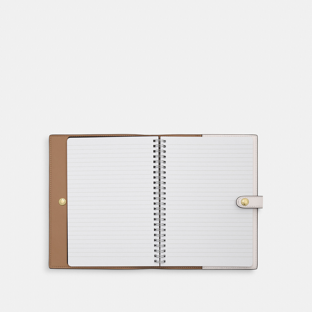 Coach Outlet Notebook In Signature Canvas - Picture 2 of 3